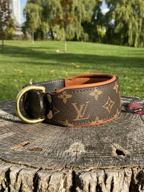 replica lv dog collar